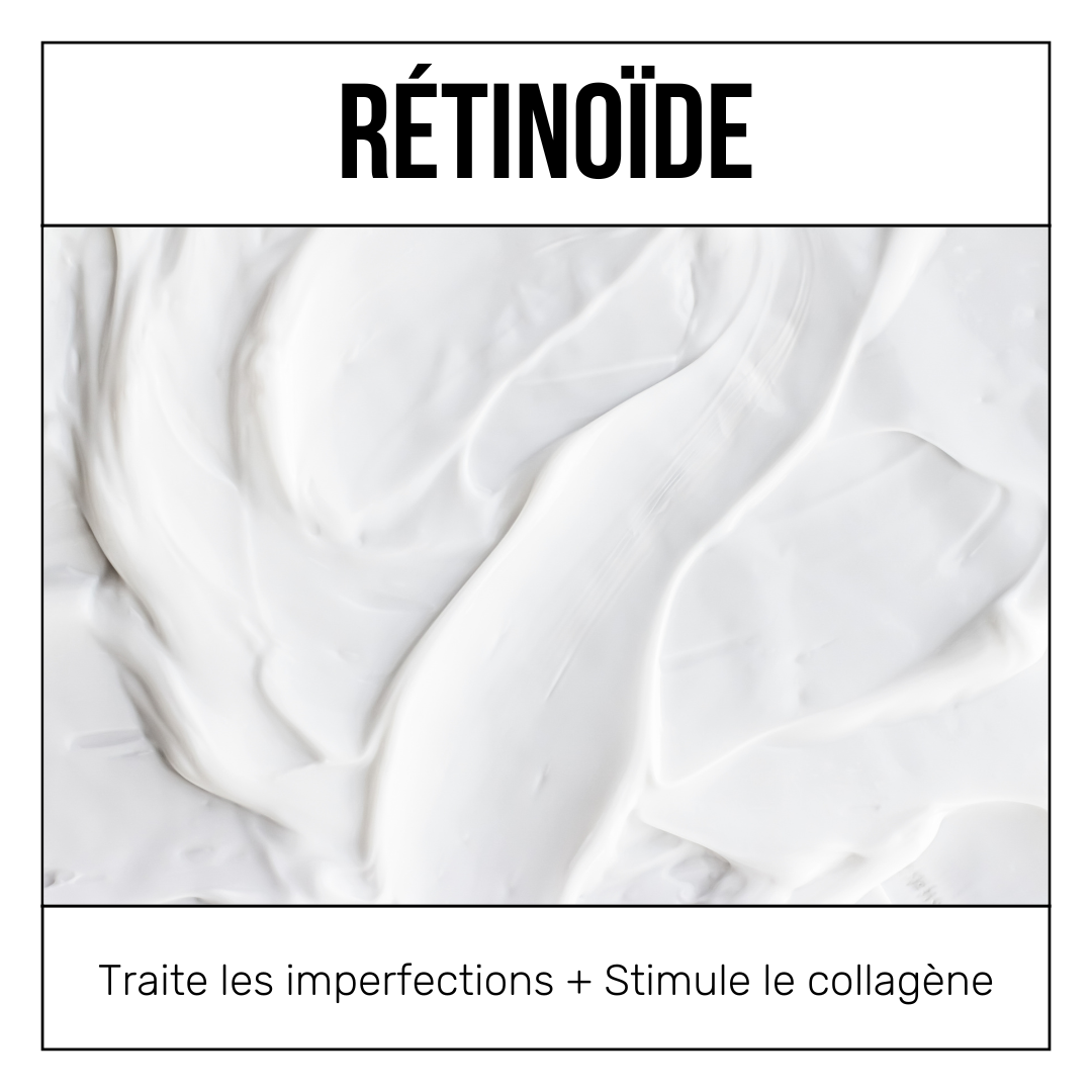 How does retinoid affect the skin?